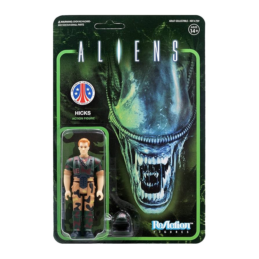 Amazon.com: Super7 Aliens Hicks Reaction Figure 3.75